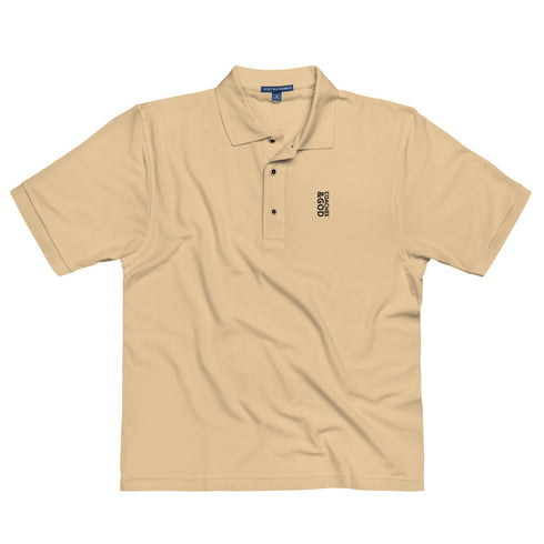 1STAR Coaches &God Vertical Onyx Men'S Premium Polo